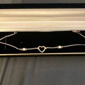 Heart anklet